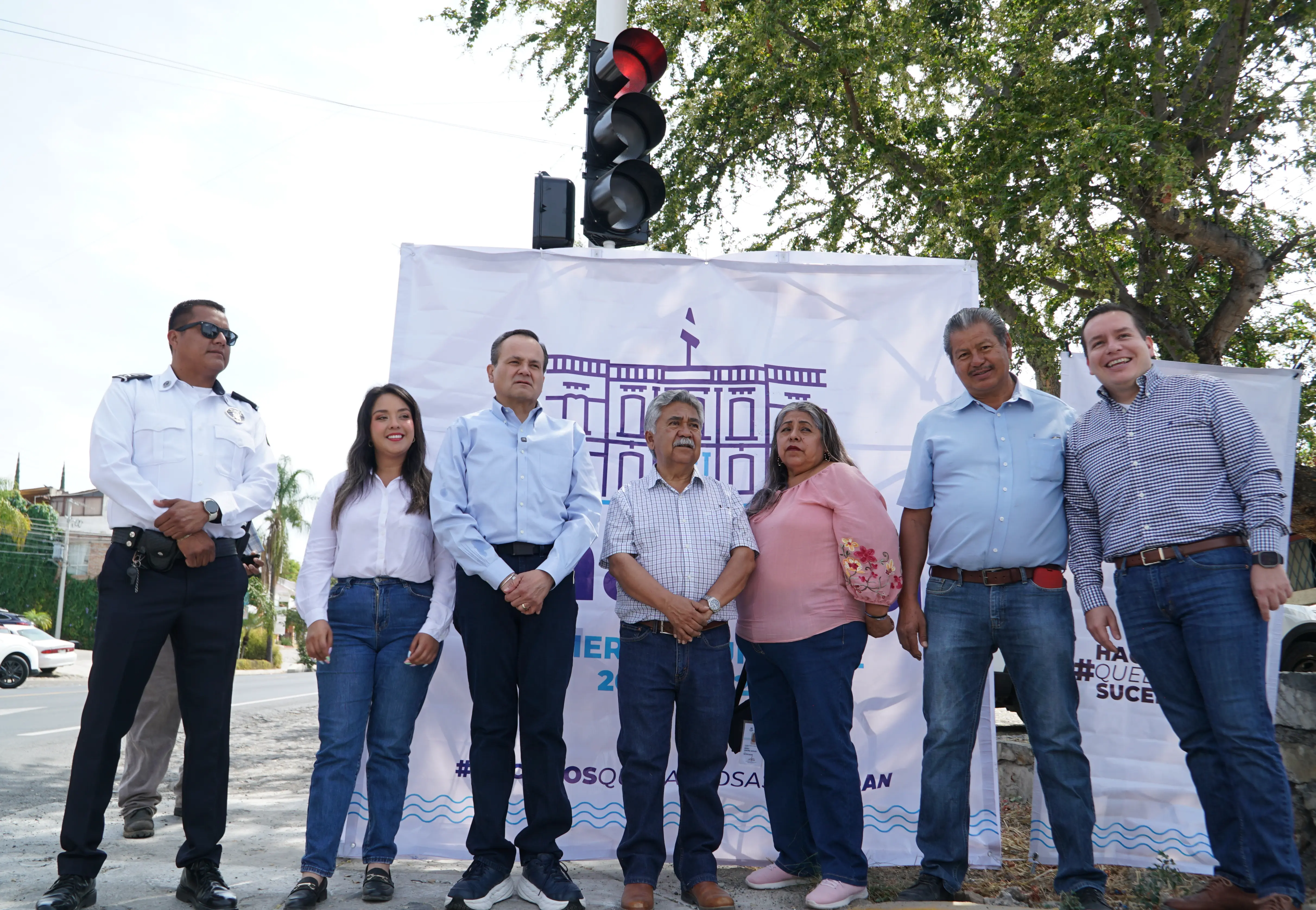 Inauguran semáforos en Ajijic para reforzar la seguridad en la zona poniente