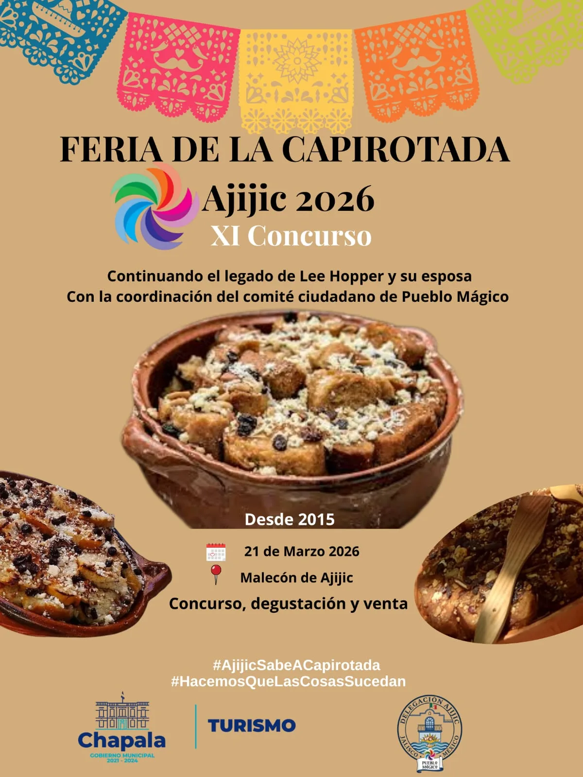 Ajijic invita a la XI Feria de la Capirotada 2026