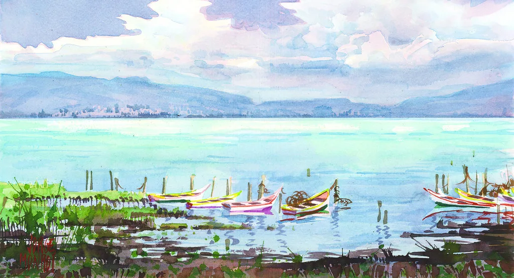 Presenta Jorge Monroy la exposición ‘Rumores y colores’ en Chapala