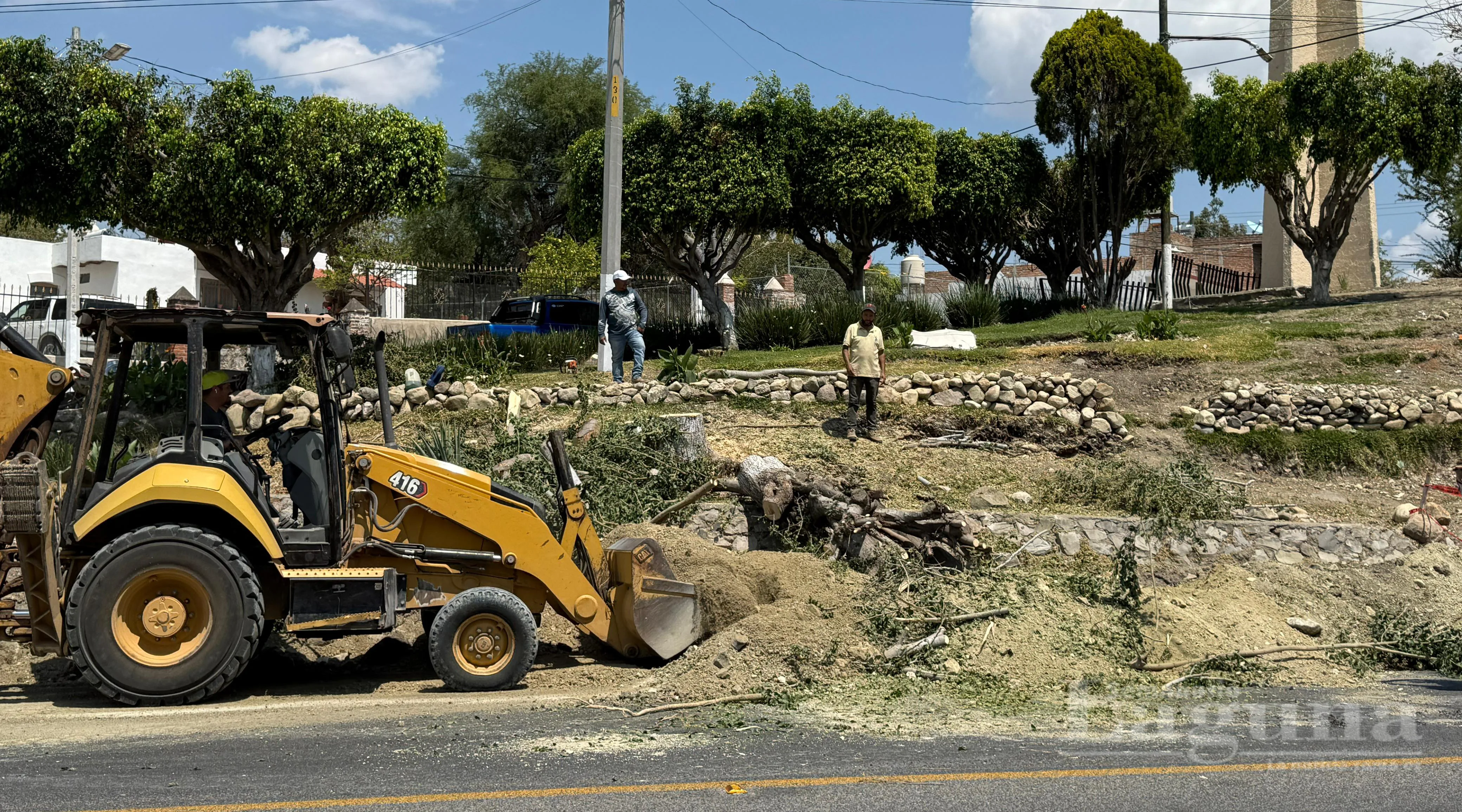 Inician mejoras en el ingreso a Santa Cruz
