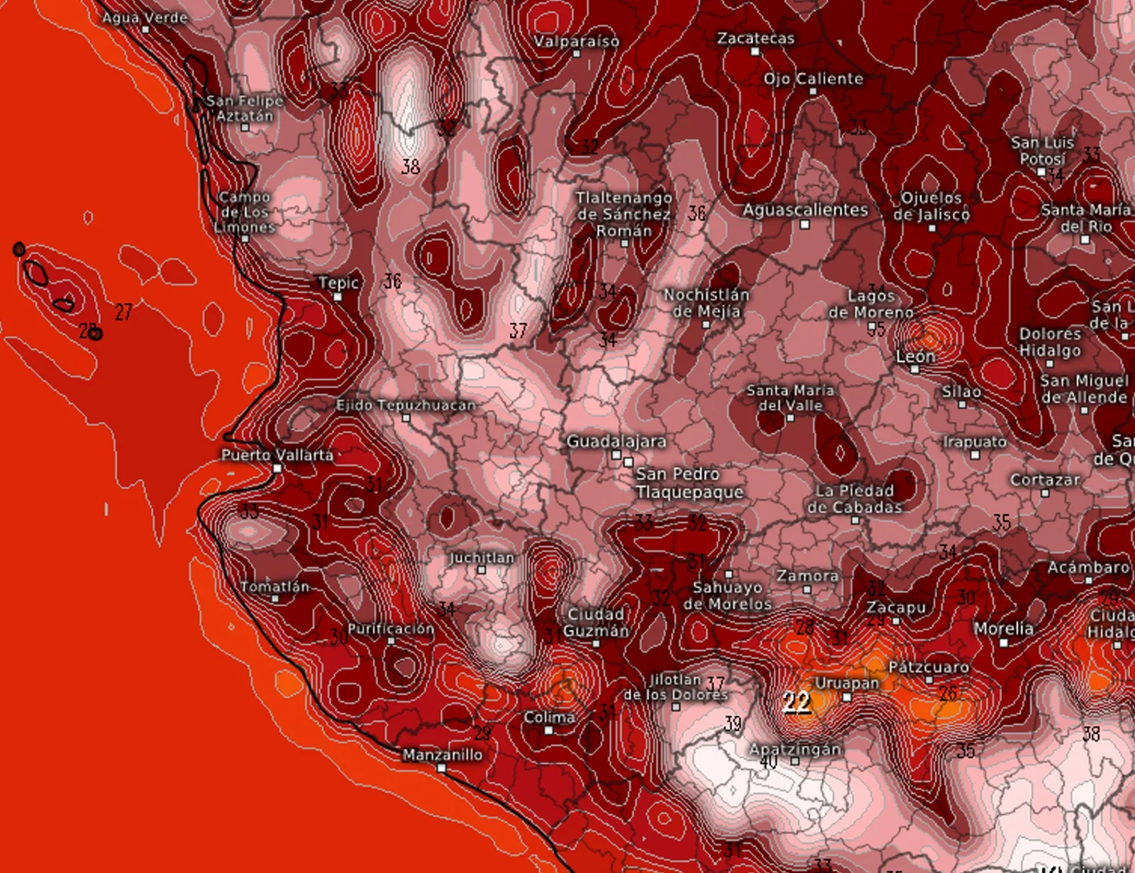 Alertan por intenso calor en Jalisco
