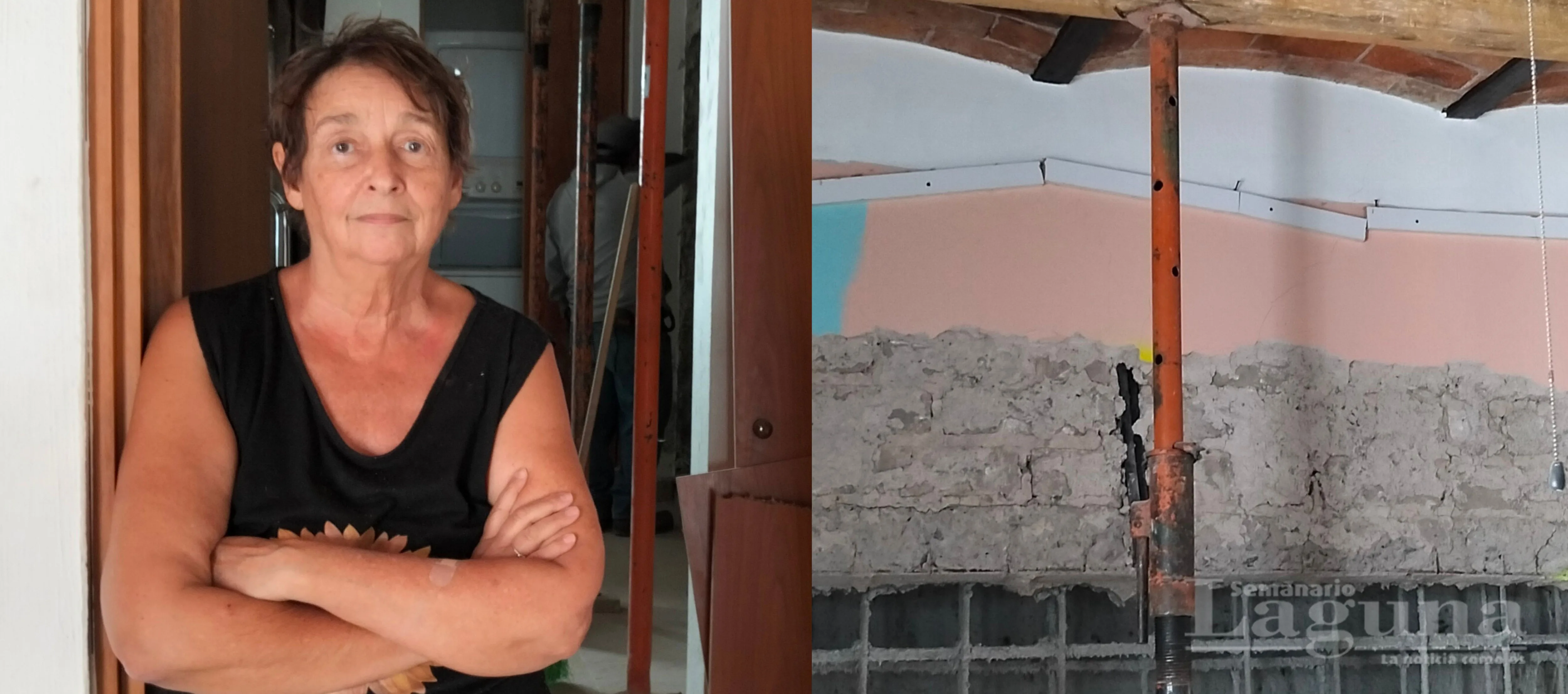 Hace hueco y deja daños en vivienda la intervención de escuela de Ajijic
