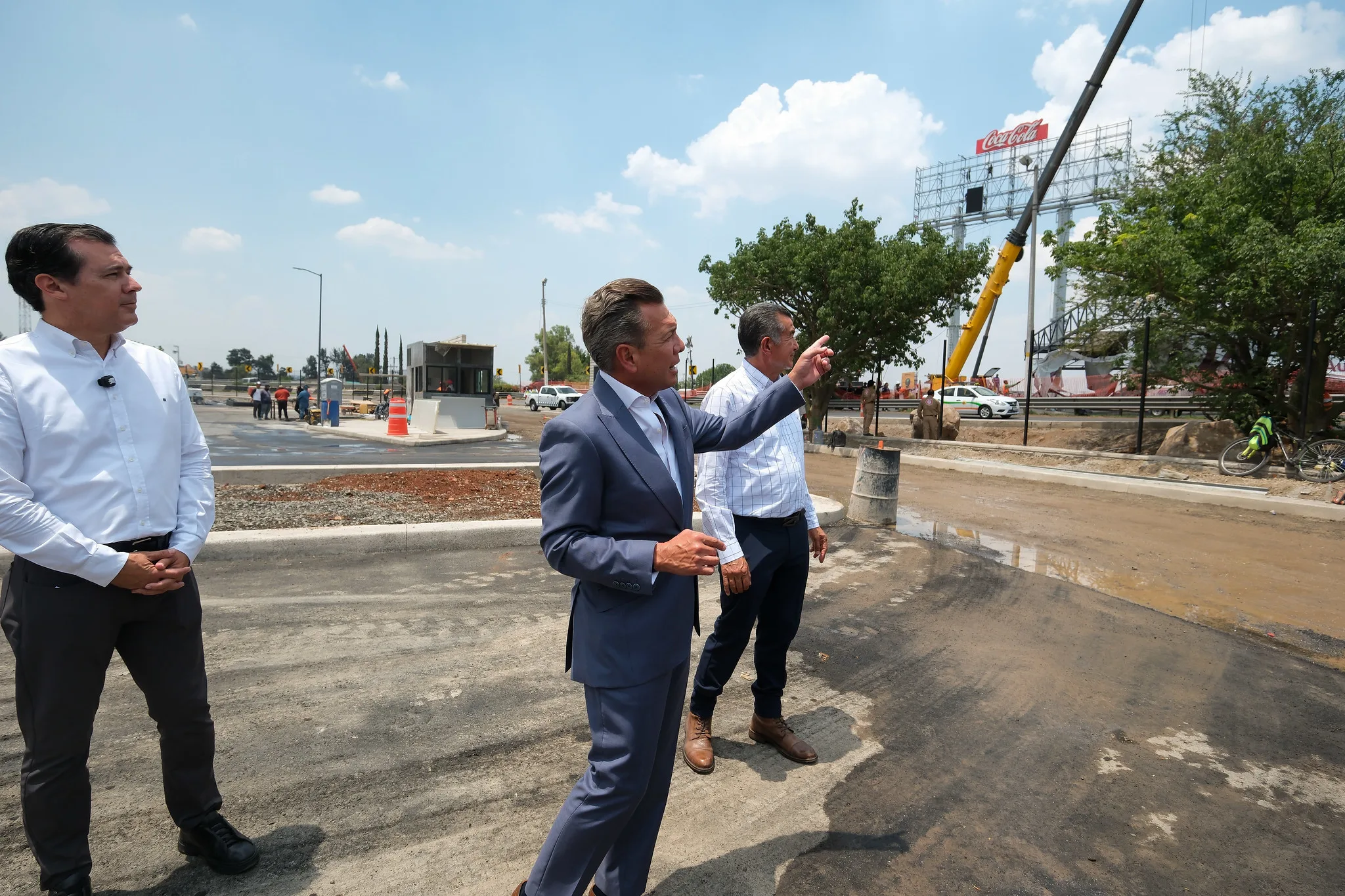 El nuevo patio para vehículos de plataforma del Aeropuerto de Guadalajara registra un 85% de avance