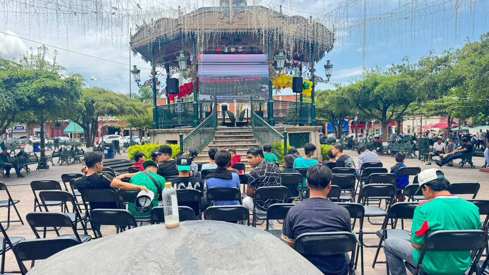 Pantallas gigantes proyectarán gratis los partidos de México en Jocotepec
