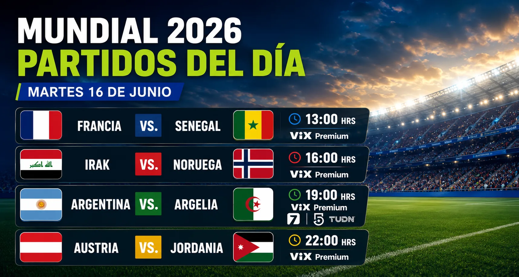Mundial 2026: Francia, Argentina y otras selecciones saltan a la cancha  