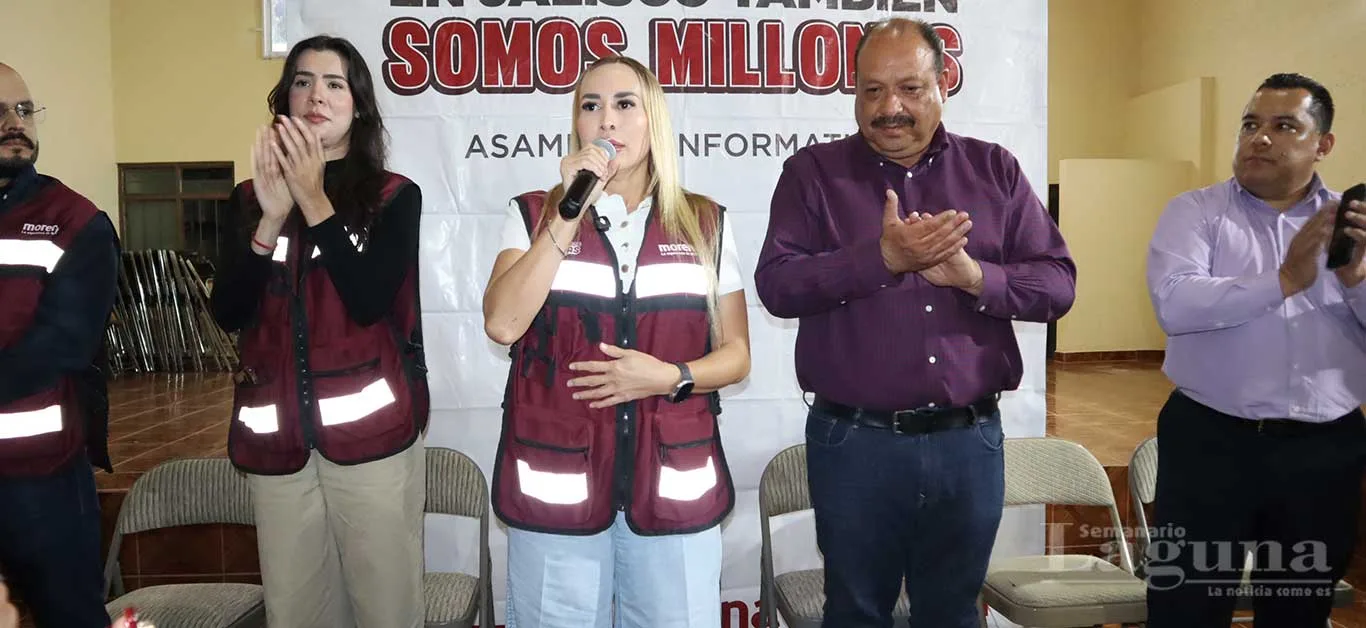 MORENA Jalisco llama a la unidad rumbo a 2027 durante asamblea con militantes en Chapala