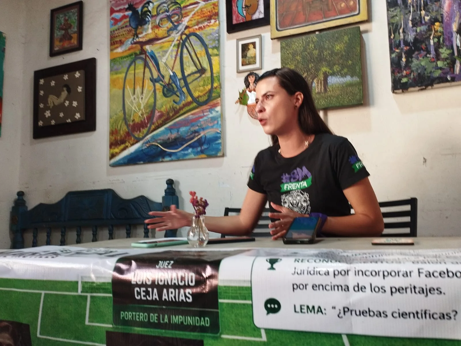 Activista denuncia presuntas irregularidades y protección institucional en su proceso por abuso sexual 