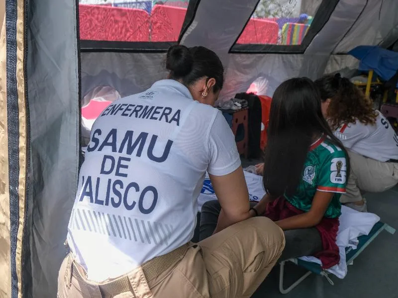 Cerca de 1 mil 600 intervenciones médicas en eventos del Mundial en Guadalajara