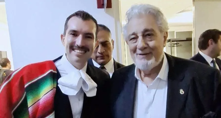 Tenor chapalense Emmanuel Miranda comparte escenario con Plácido Domingo