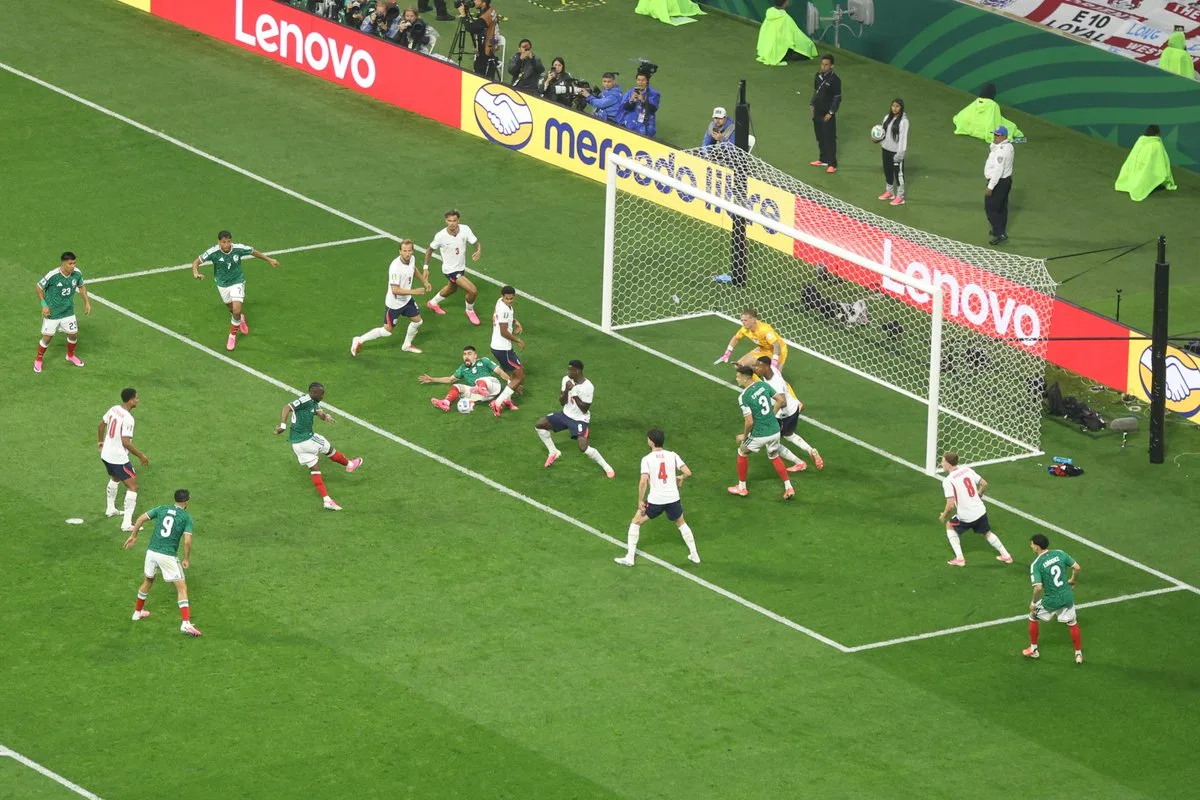 México vs Inglaterra fue el partido más visto del siglo, con casi 60 millones de televidentes