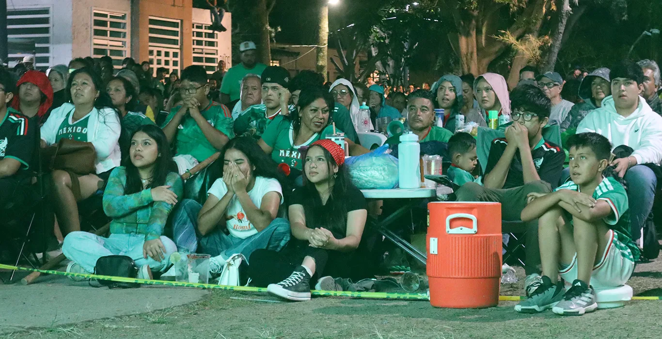 De la emoción a la frustración, así se vivió el México vs. Inglaterra en Ajijic