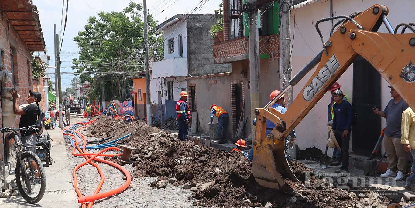 Proyecto de cableado subterráneo en Ajijic registra 50 por ciento de avance 
