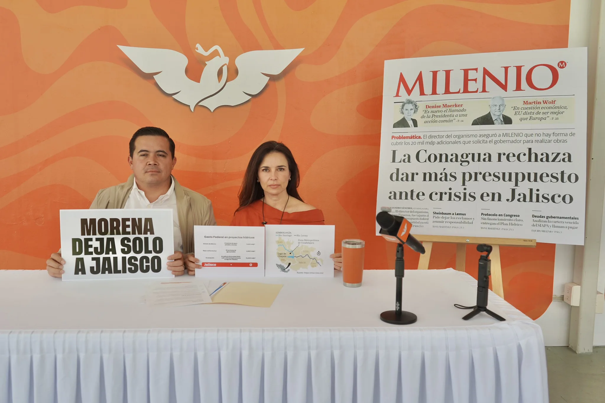 MC exige a la Federación recursos para sanear la cuenca Lerma-Santiago y proteger el abastecimiento del Lago de Chapala