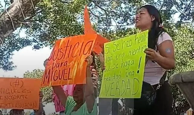 Se manifiestan por arresto de “Miguelito”