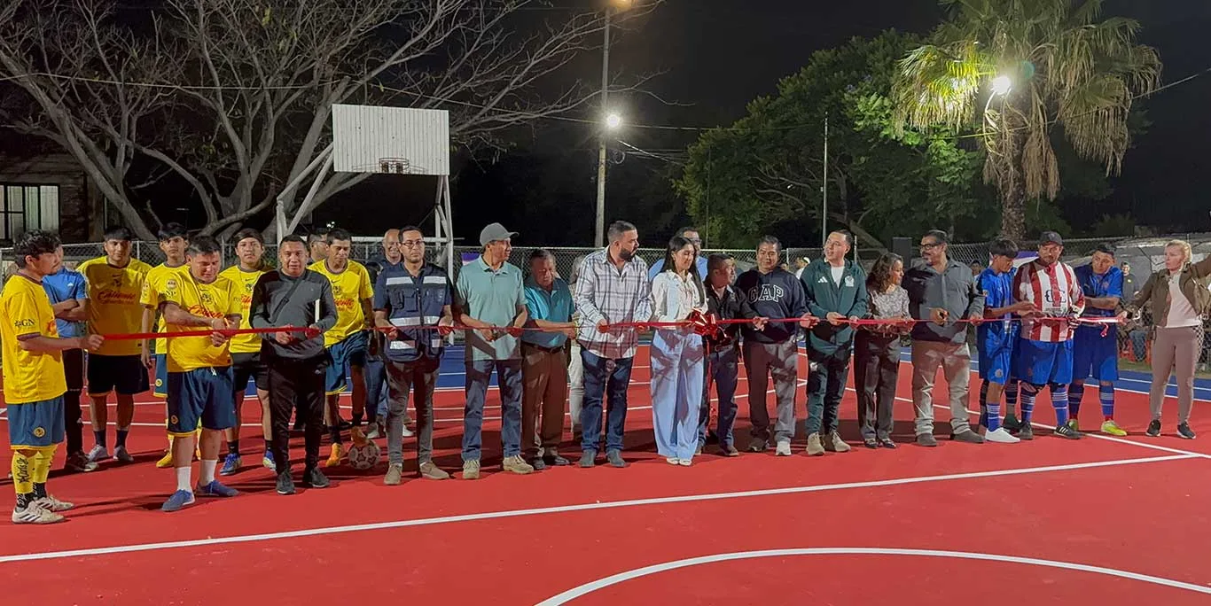 Jocotepec entrega una nueva cancha y rehabilita infraestructura deportiva
