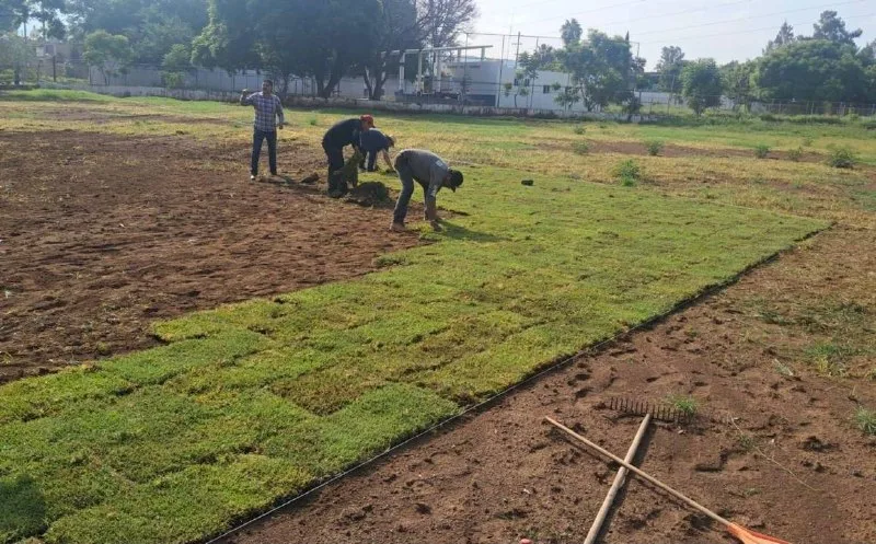 Rehabilitan Unidad Deportiva de Atotonilquillo con inversión de 600 mil pesos 