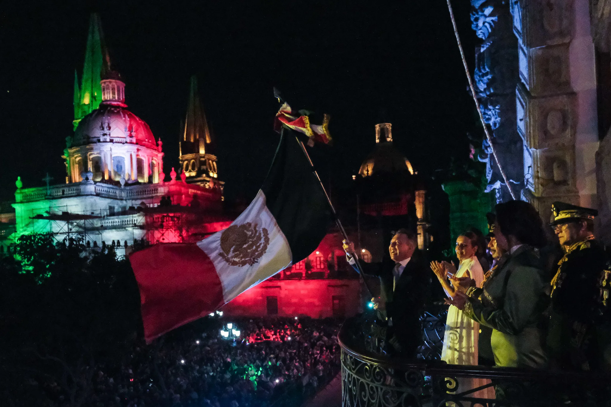 Reúne Grito de Independencia 60 mil personas en Guadalajara